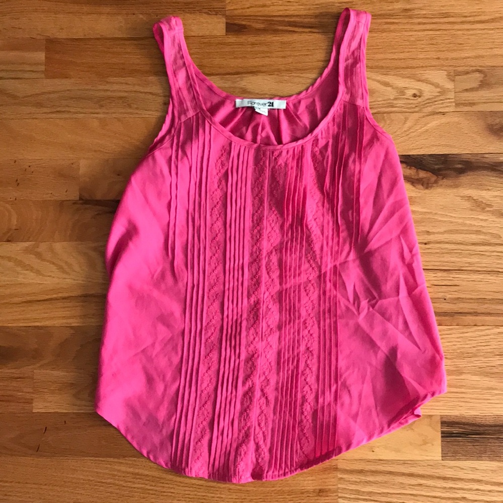 Hot pink blouse